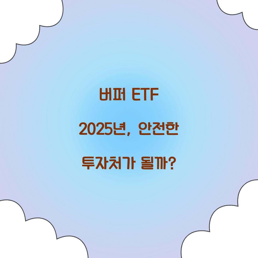 버퍼 ETF 2025년
