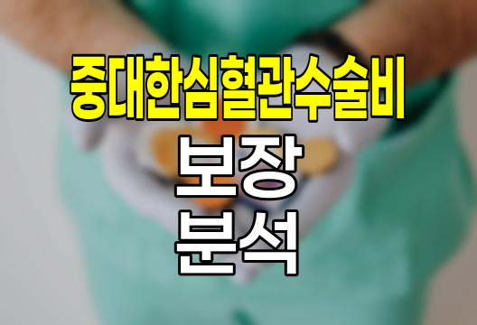 KB손해보험 중대한심혈관수술비 심층 분석