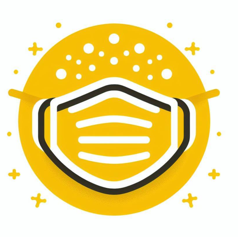 황사 마스크 로고