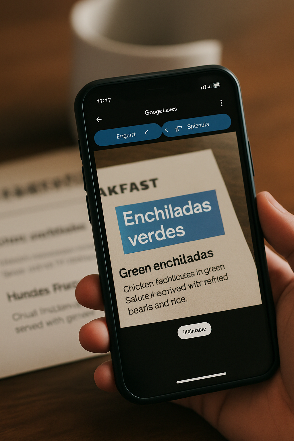 구글 번역으로 메뉴판 번역하기