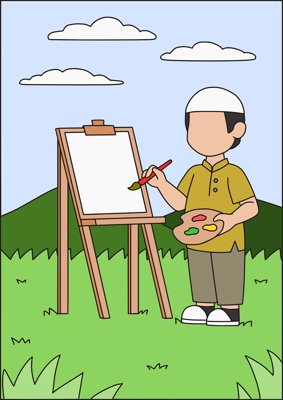 그림 그리는 사진