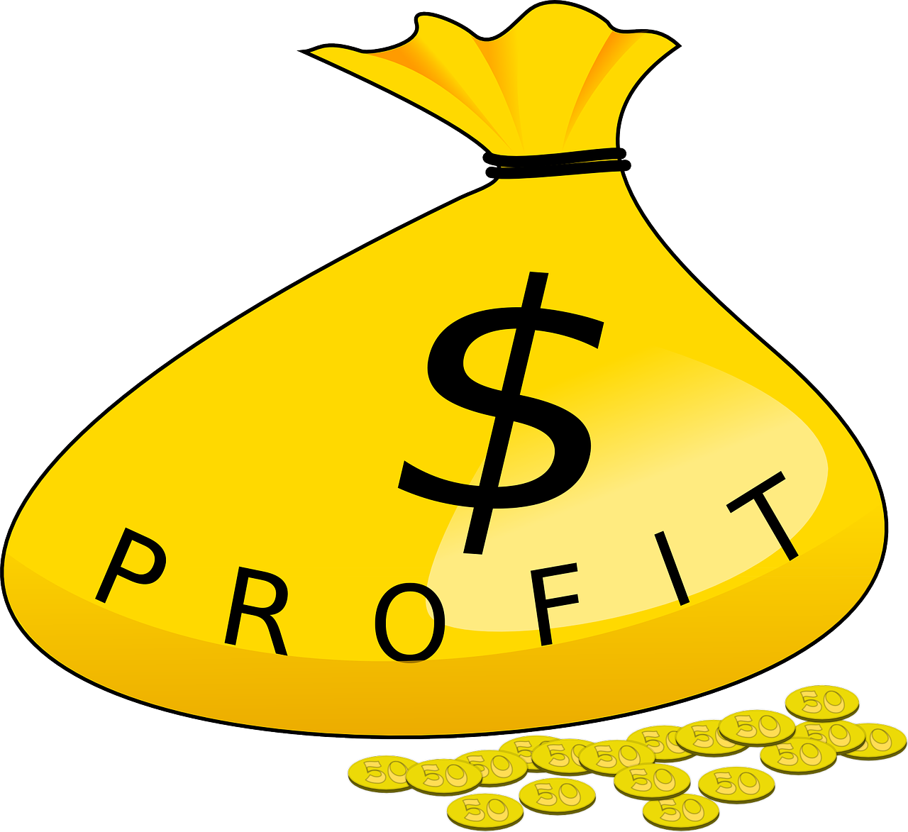 돈 꾸러미 그림