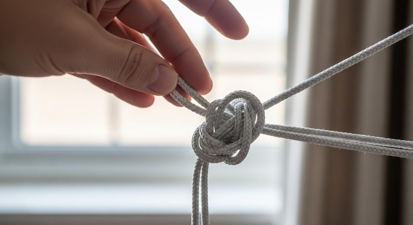 블라인드 커튼 줄