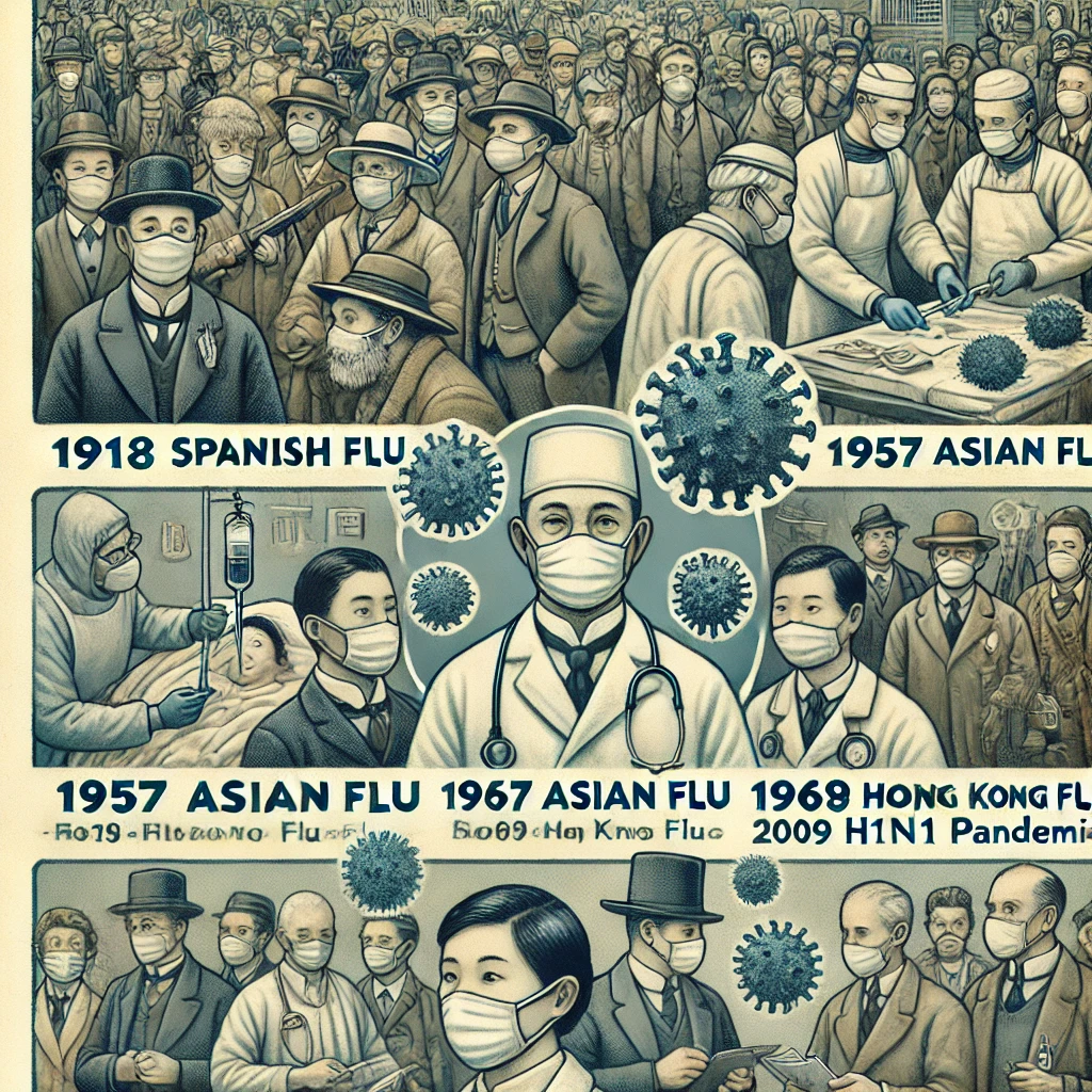 20세기, 21세기 독감 관련 사진
