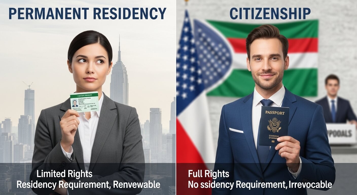 영주권과 시민권의 차이