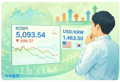 2026. 3. 5, 한국증시분석 ❘ 코스피 5,093선 급변 이후 한국증시 흐름