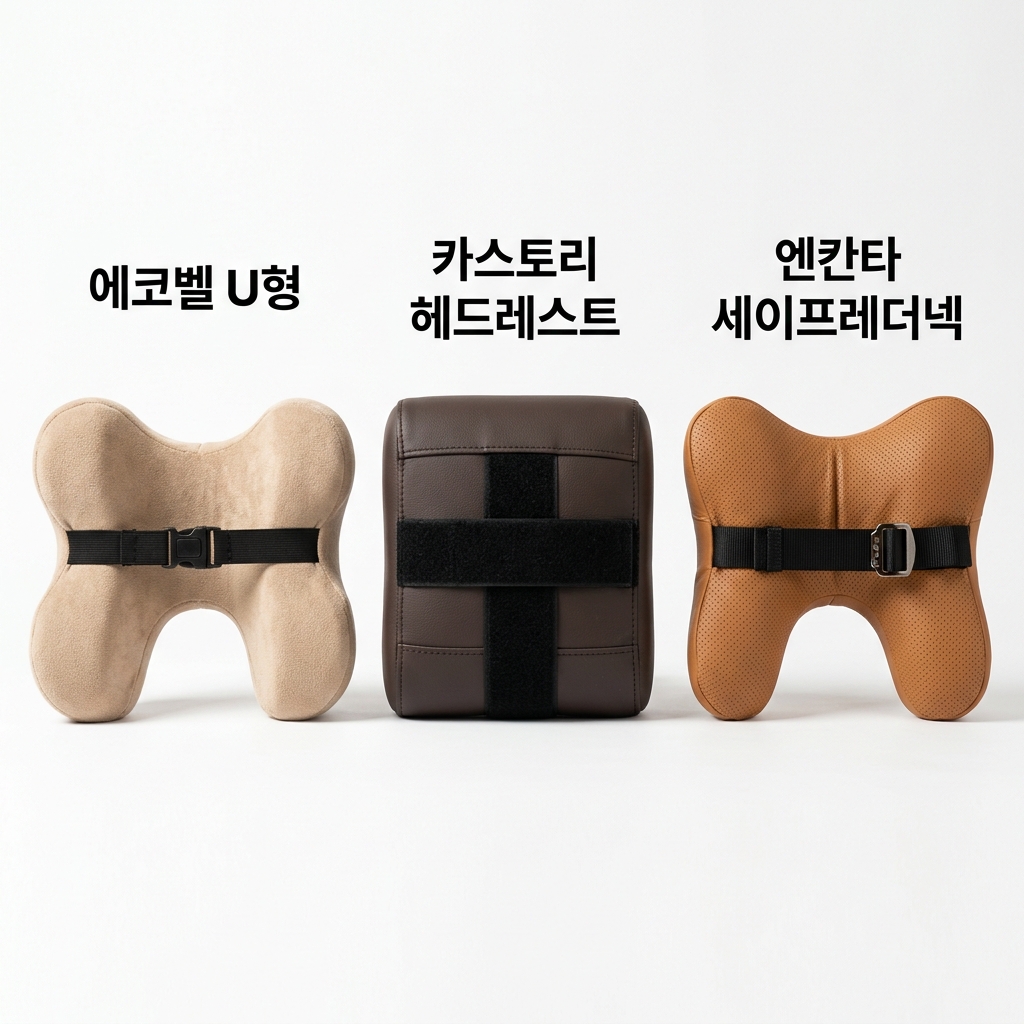 목쿠션 고르는법 3종 비교