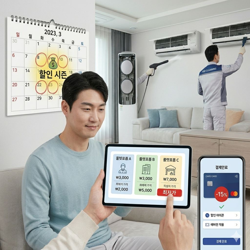 에어컨 총소비용 줄이는 방법