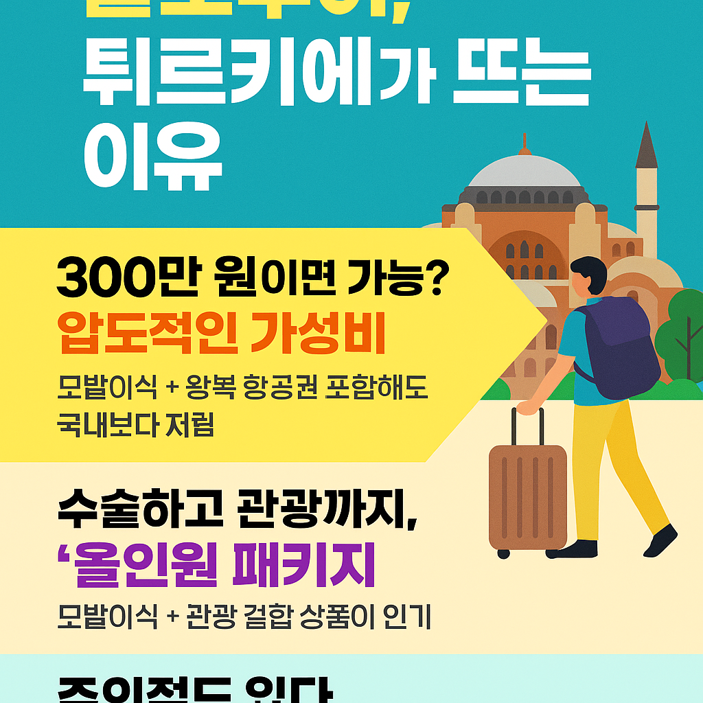 &quot;머리숱 생기고 돌아왔다?&quot;… 전 세계 탈모인의 성지, 튀르키예 '탈모투어' 인기 폭발!
