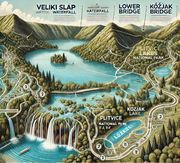 크로아티아 여행 필수 코스! 플리트비체(Plitvice) 국립공원 완벽 가이드 (코스별 추천+소요시간 총정리)