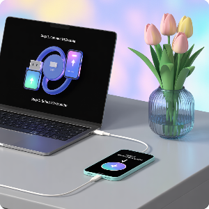 노트북–스마트폰 USB 연결 방법 이미지