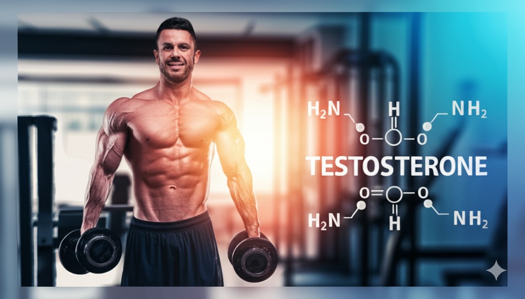 헬스장에서 역기를 드는 자신감 있는 남성