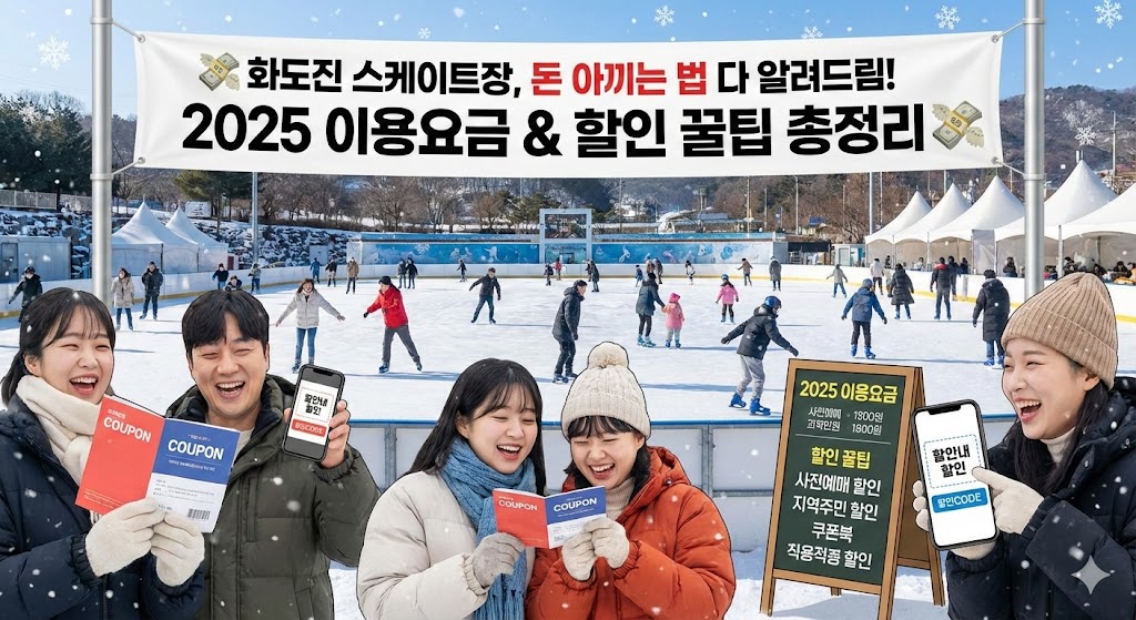 💸 화도진 스케이트장, 돈 아끼는 법 다 알려드림!