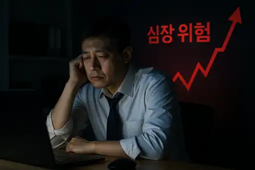 밤에 먹는 순간 위험&uarr; 낮에 먹으면 심장병 위험&darr;?