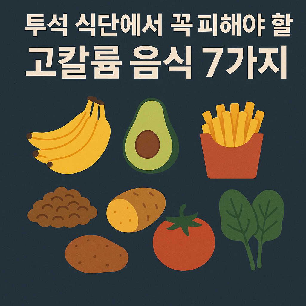 투석 식단에서 꼭 피해야 할 고칼륨 음식 7가지