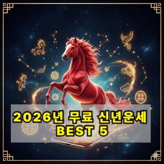 2026년 무료 신년운세: 회원가입 없이 토정비결 보는 사이트 BEST 5
