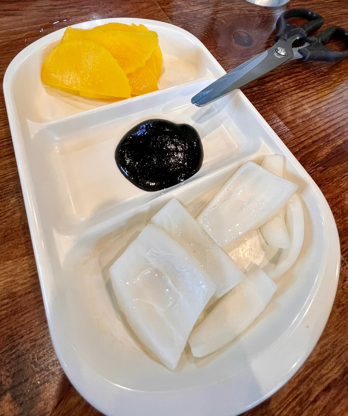 교동짬뽕 단무지