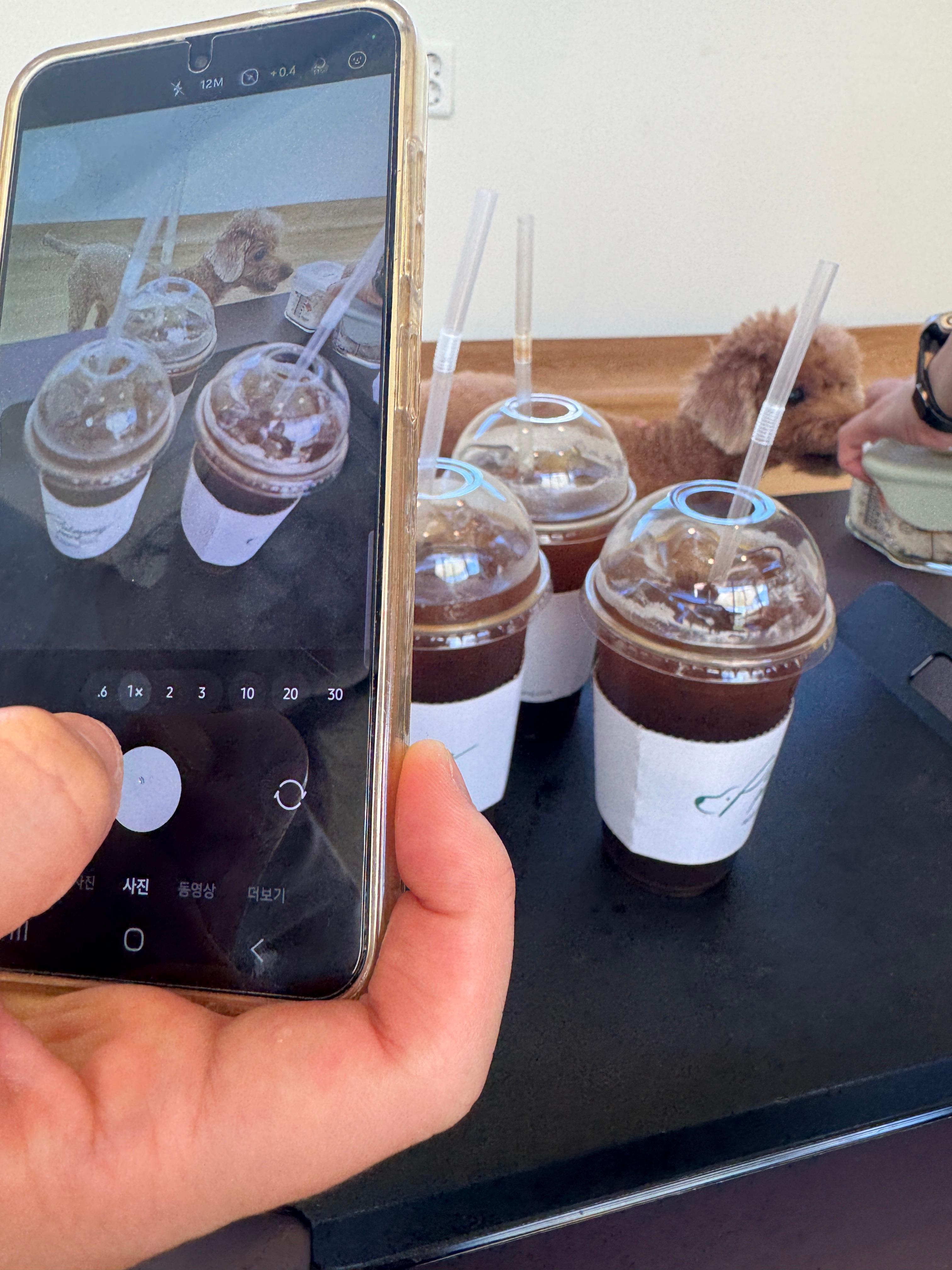 풀멍파크 아이스아메리카노 인증샷