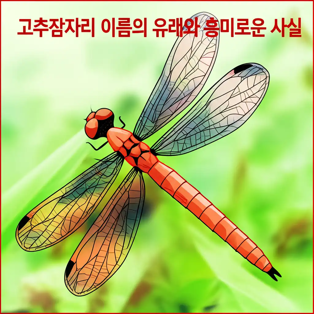고추잠자리_etymology-facts