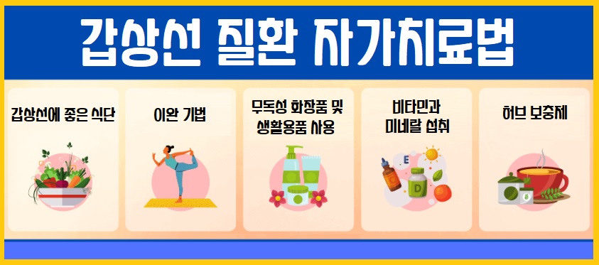 갑상선 질환 자가 치료법