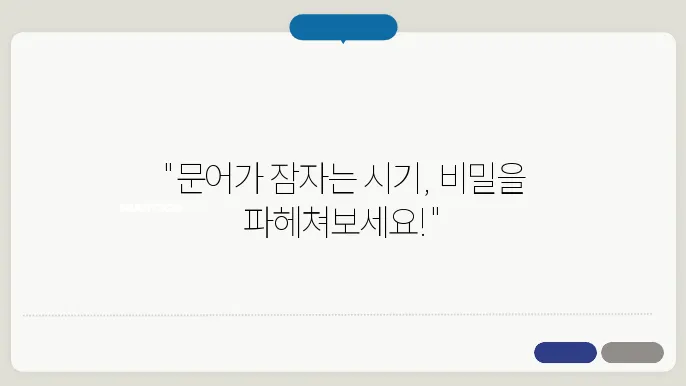 고흥 문어 금어기