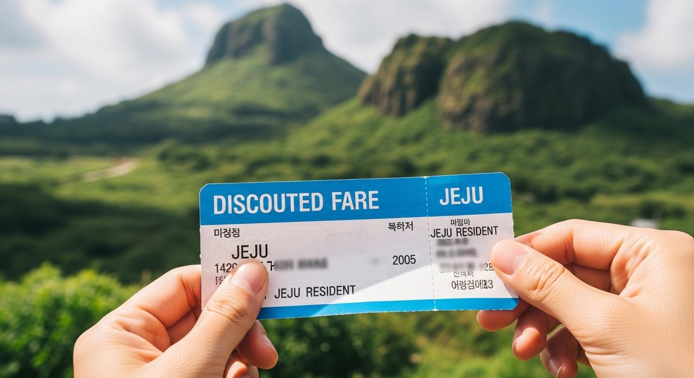 제주도민 항공권 할인