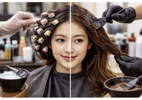 펌과 염색 시술 순서와 간격|같이 하면 안 되는 이유까지 완전 정리 관련 사진