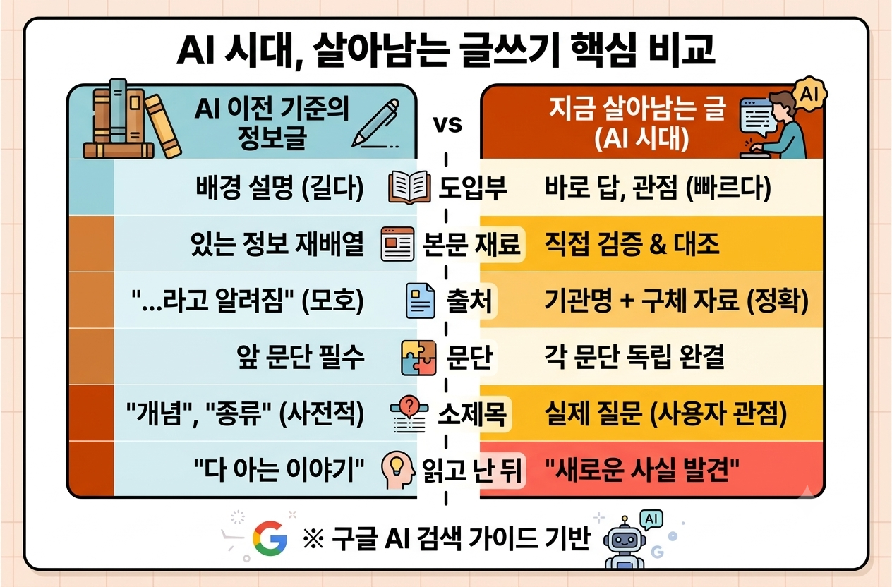 AI 검색 최적화 방법 2026 GEO AEO, 선택 받는 글은 뭐가 다를까?
