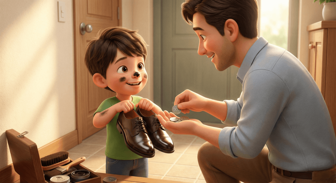 집안일 돕기 용돈 미션, 노동의 가치 배우기