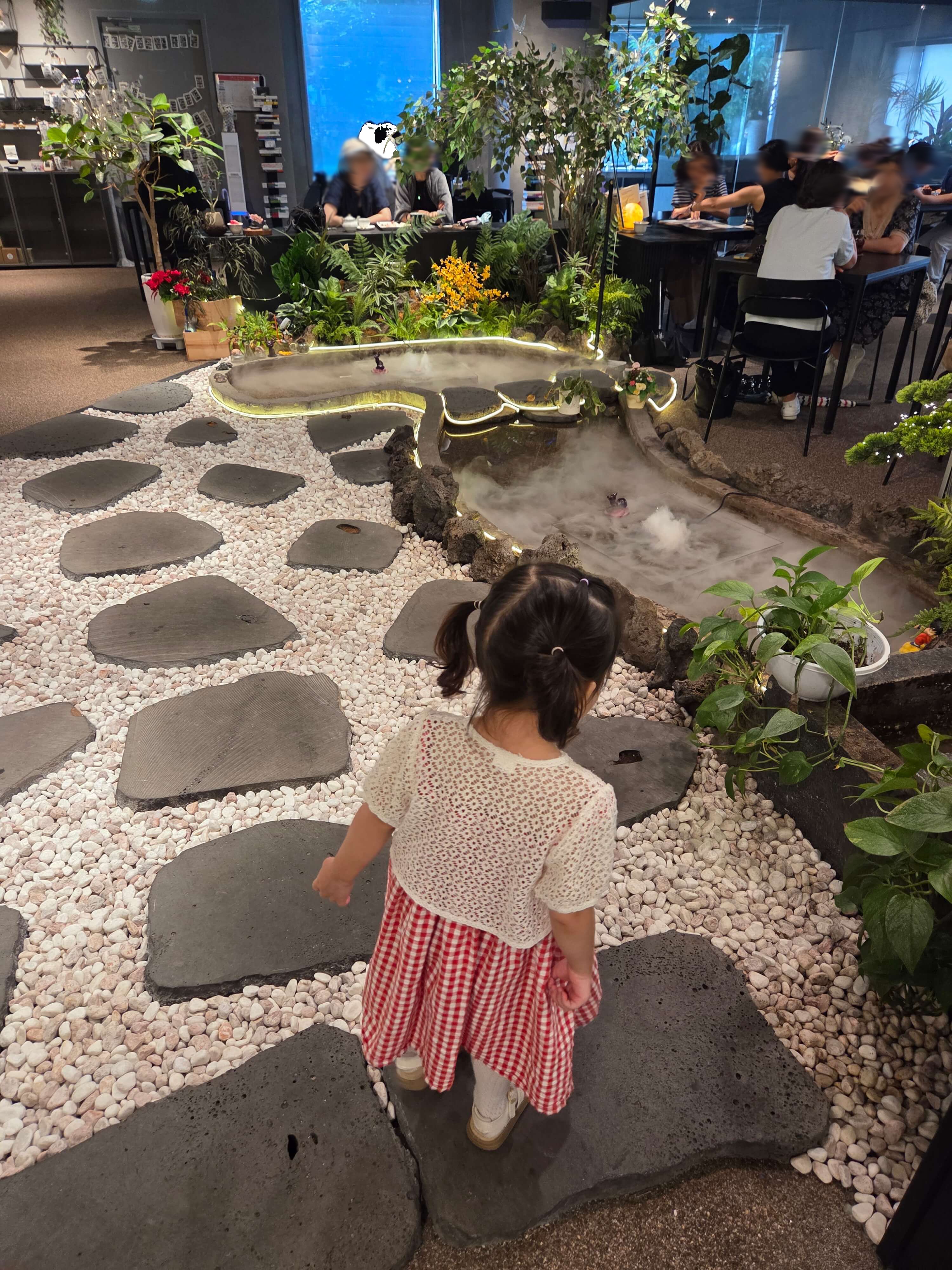 창동 티하우스 다드림 포토스팟, 내부 조경