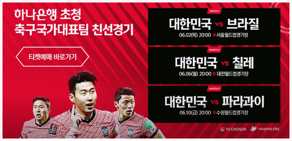 국가대표평가전티켓