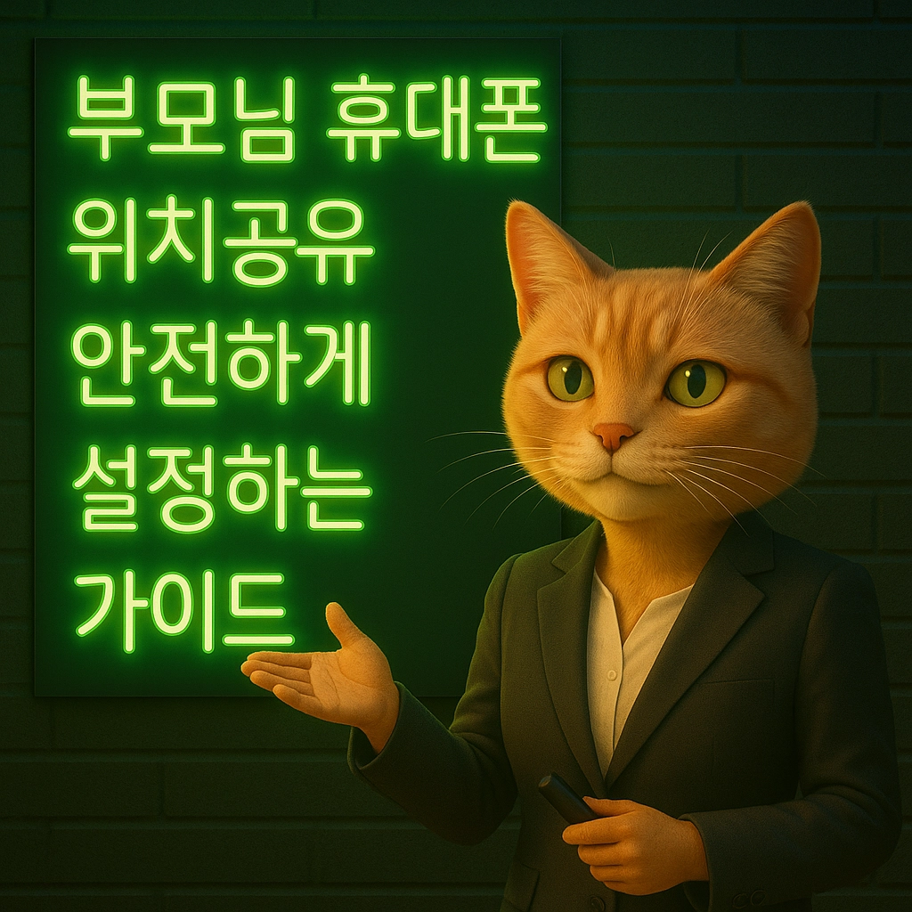 부모님 휴대폰 위치공유 안전하게 설정하는 가이드