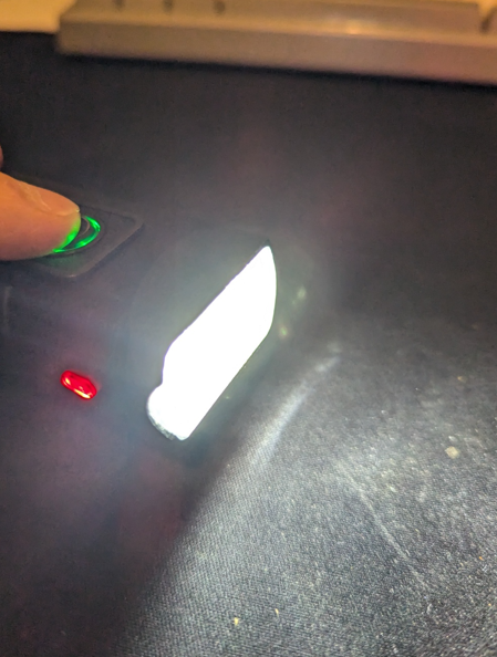 KDULIT 의 자전거 라이트 스위치 ON