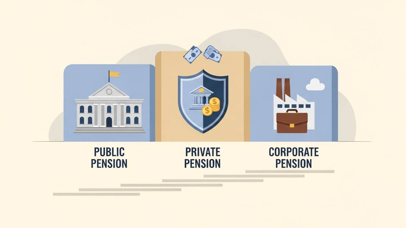 연금 종류 이해하기: 공적·사적·기업형 연금 구분