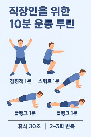 직장인을 위한 짧은 운동법관련