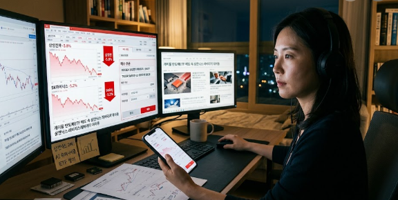 "삼전·닉스 2배 벌자" 개미들, 반도체 ETF 팔고 '레버리지'로 대이동