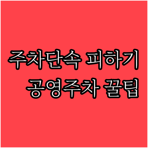 버티고개역 주차 단속 구역 확인 및 ..