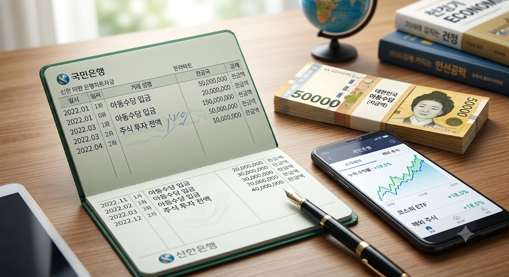 아동수당 입급 통장