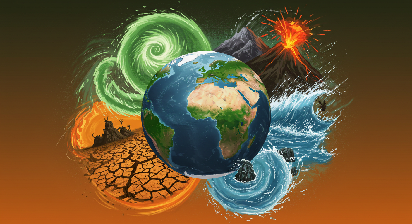 태풍부터 지진까지! 알면 대비할 수 있는 자연재해 종류