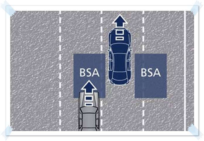 마세라티 기블리 사이드미러 BSA 적용 범위