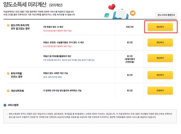 양도소득세율