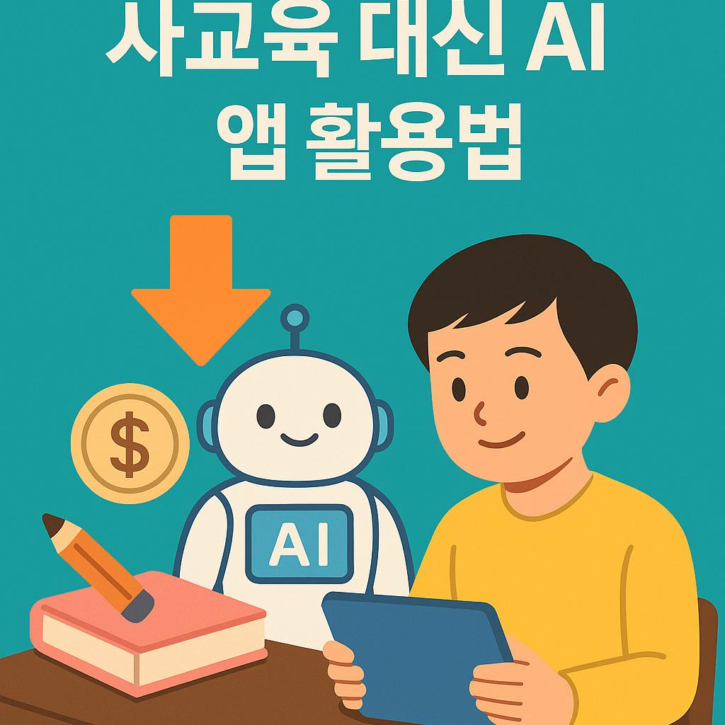 사교육비 50만 원 절약하는 AI 앱 활용법