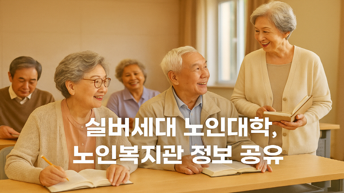 실버세대 노인대학 노인복지관