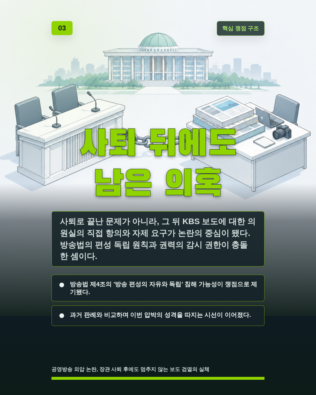 사퇴 뒤에도 남은 의혹
