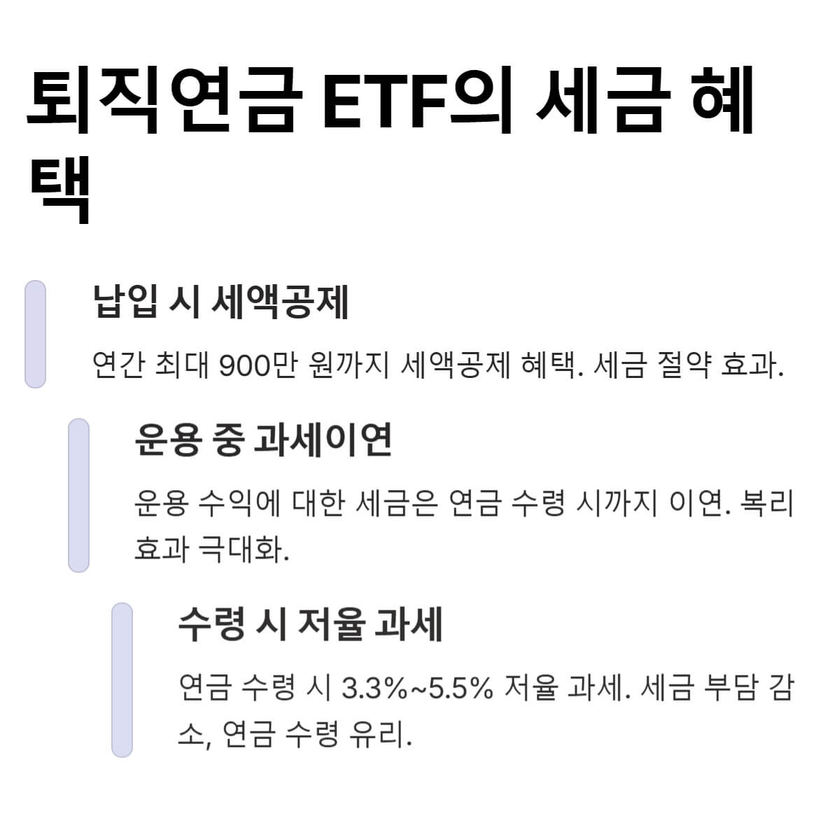 퇴직연금-세금혜택