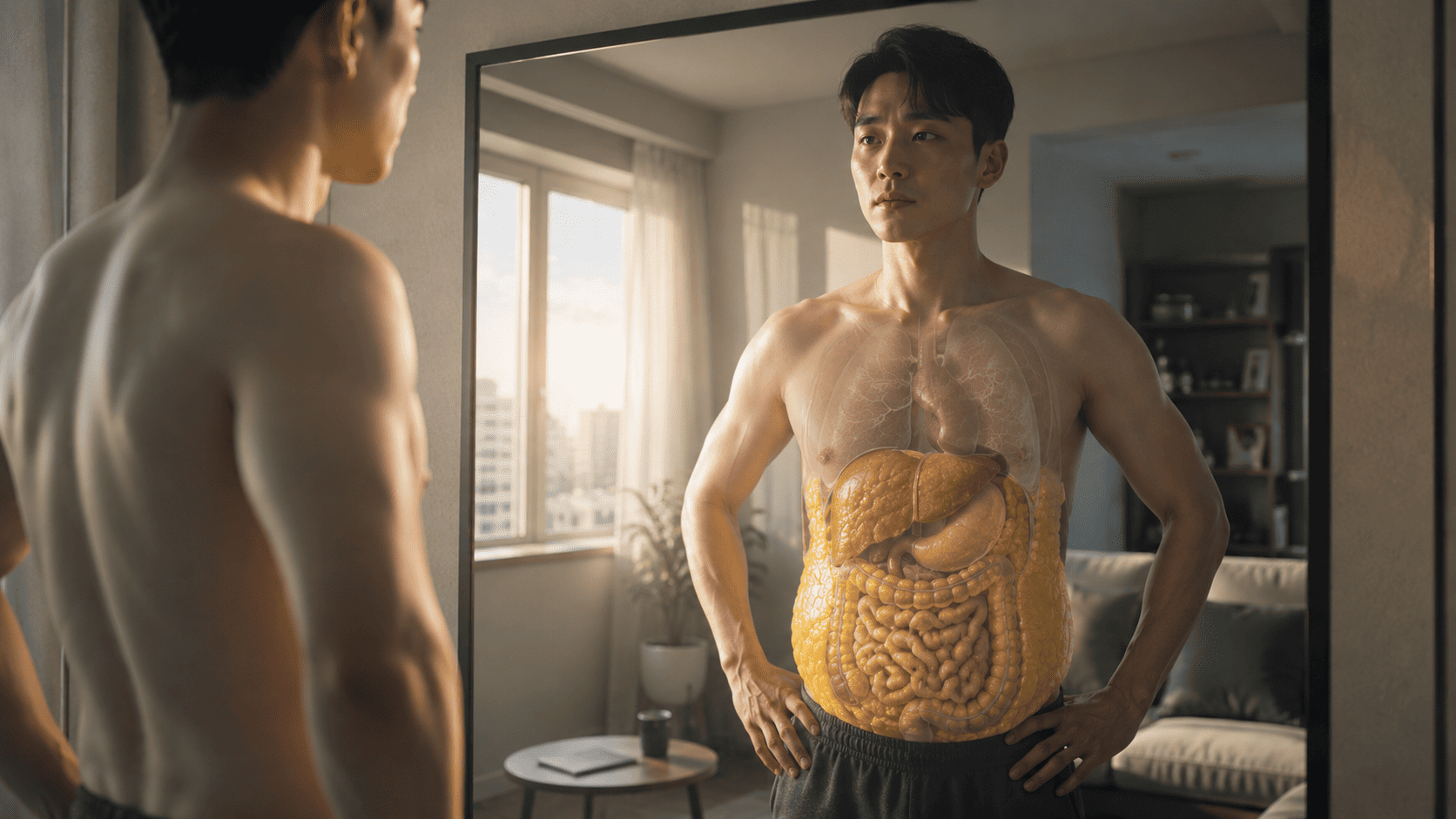 대사질환과 연결되는 마른 지방간 위험성