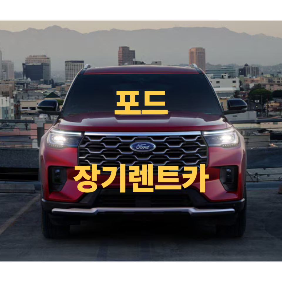 포드 장기렌트카