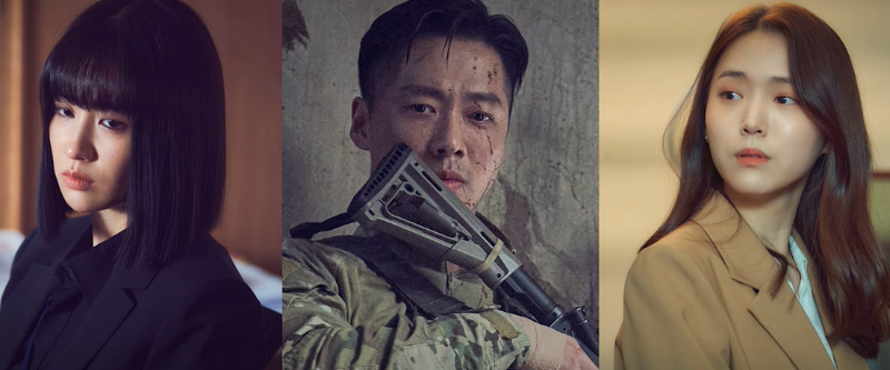 드라마 검은 태양에서 한 때 연기력 논란에 휩싸인 배우 김지은