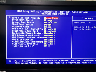 Hard disk boot priority