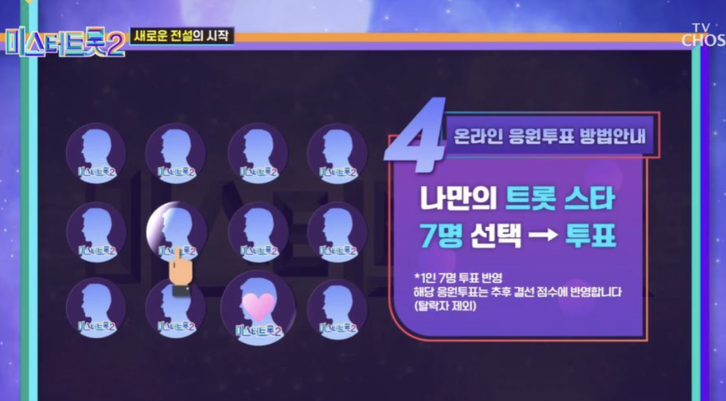 미스터트롯2 투표하기